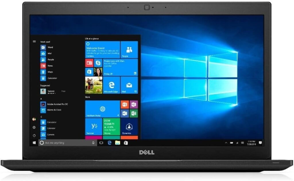 Dell Latitude 7480 Business Ultrabook: 14" FHD Display, Intel Core i5 (6th Gen), 8GB RAM, 256GB SSD, Webcam, HDMI, Sleek & Reliable - Windows 11 + MS Office 365 (2026)