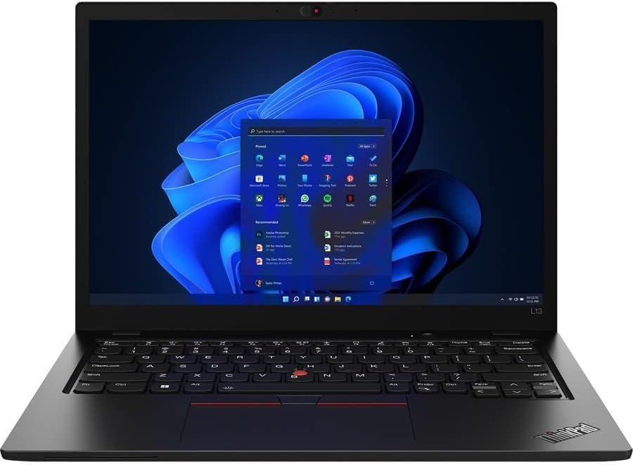 Lenovo ThinkPad L13 Gen 2 Business Ultrabook: 13.3" FHD Display, Intel Core i5-1135G7 (Quad-Core), 8GB RAM, 256GB SSD, Compact & Secure - Windows 11 Pro