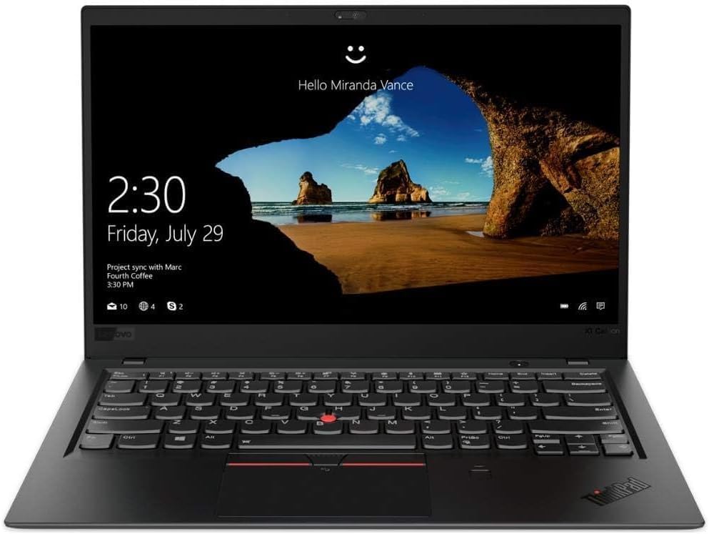 Lenovo ThinkPad X1 Carbon 8th Gen Ultrabook: 14" FHD IPS Display, Intel Core i5-8350U, 8GB RAM, 512GB SSD, Backlit Keyboard, Fingerprint Reader, Thunderbolt 3 - Windows 11 Pro Lenovo ThinkPad X1 Carbon 8th Gen Ultrabook: 14" FHD IPS Display, Intel Core i5-8350U, 8GB RAM, 512GB SSD, Backlit Keyboard, Fingerprint Reader, Thunderbolt 3 - Windows 11 Pro