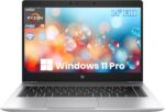 HP EliteBook 745 G6 Touchscreen Business Laptop: 14" FHD Touch Display, AMD Ryzen 5 Pro-3500U, 8GB RAM, 256GB SSD, Dual Graphics (2GB Dedicated + 3GB Integrated) - Silver - Windows 11 Pro