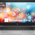 HP EliteBook 745 G6 Touchscreen Business Laptop: 14" FHD Touch Display, AMD Ryzen 5 Pro-3500U, 8GB RAM, 256GB SSD, Dual Graphics (2GB Dedicated + 3GB Integrated) - Silver - Windows 11 Pro