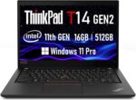 Refurbished Lenovo ThinkPad T14 Gen 2 Business Laptop: 14" FHD, Intel Core i5-1145G7, 16GB RAM, 512GB SSD - Windows 11 Pro